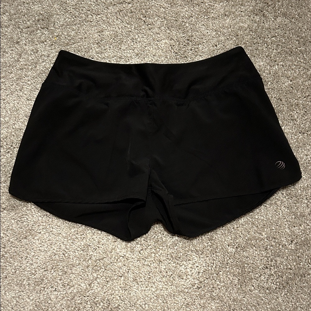 MPG Women's Sleek Black Athletic Shorts